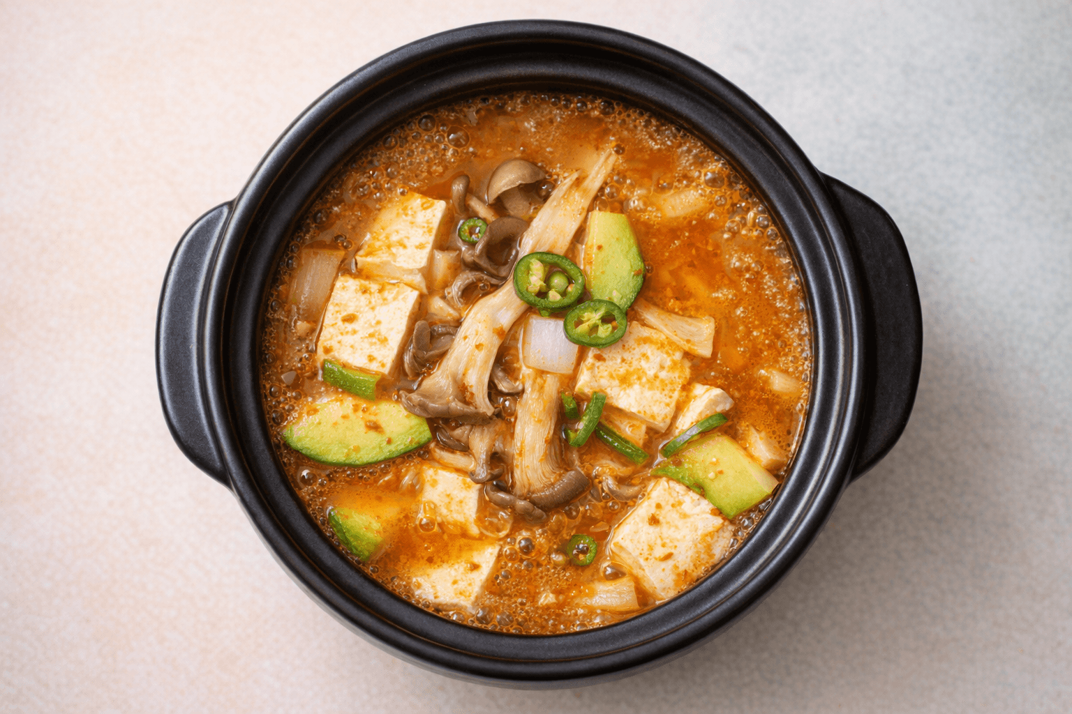 보글보글 매콤 된장찌개