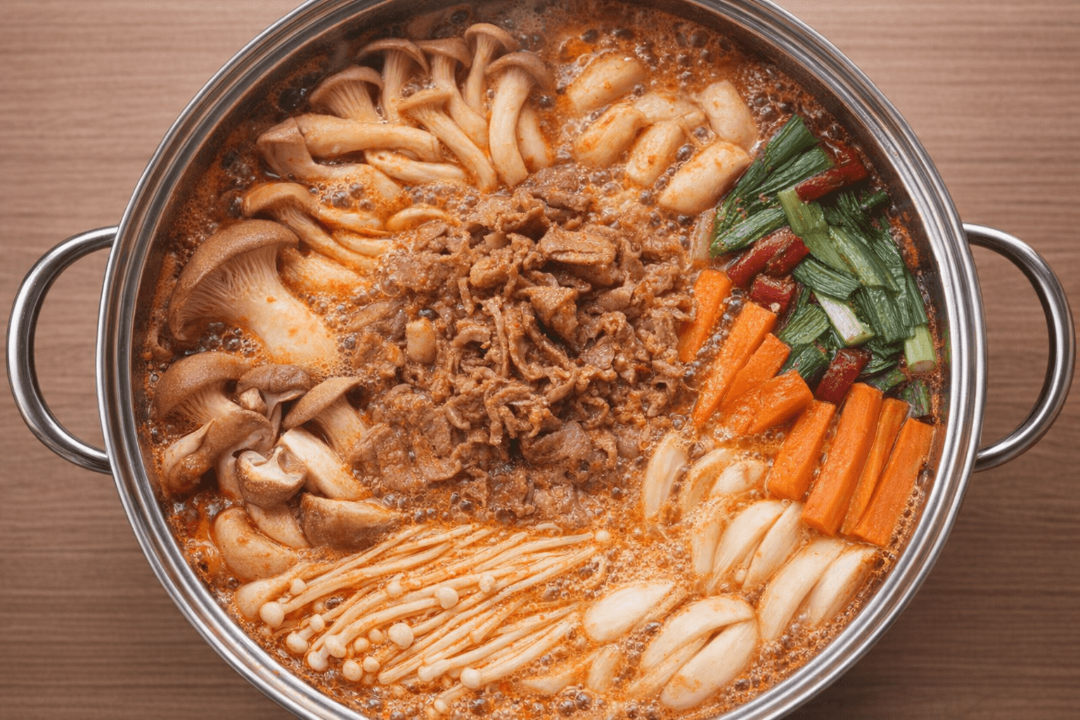 소고기 버섯전골 끓이는 법