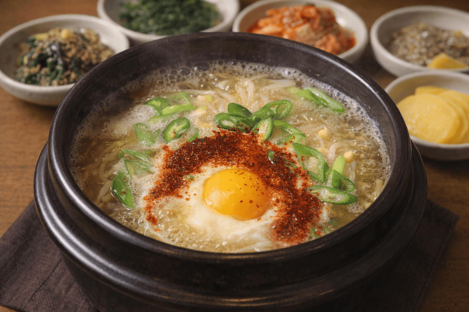 전주식 콩나물탕 해장국 뚝배기 레시피