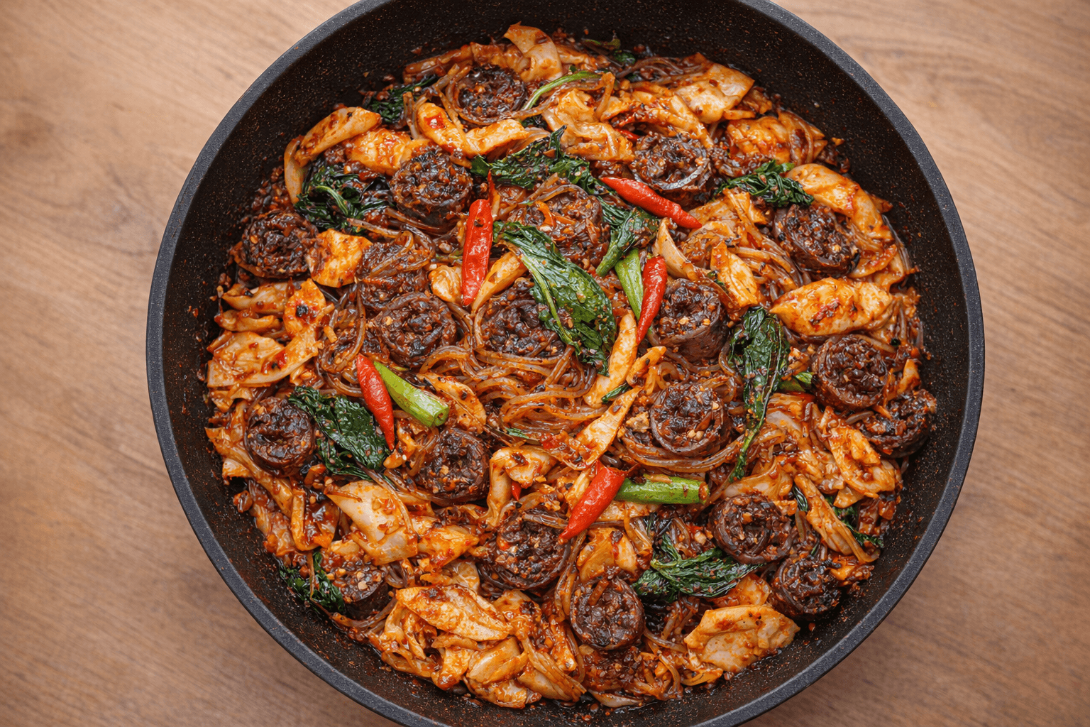 Authentic Korean Street Food at Home: The Ultimate Spicy Stir-fried Sundae (Blood Sausage) Recipe 🍻