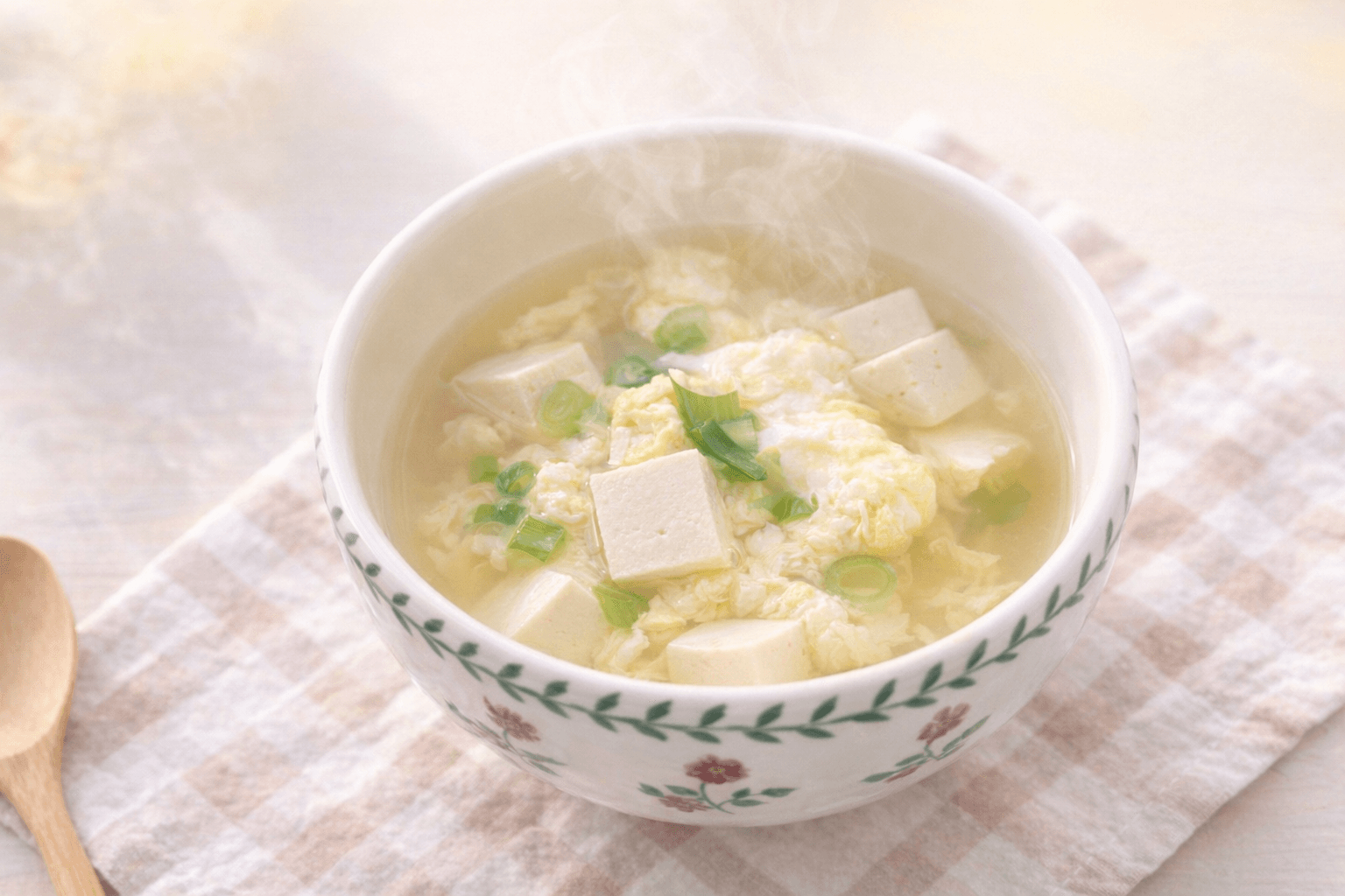 두부계란국 아침식사 해장국