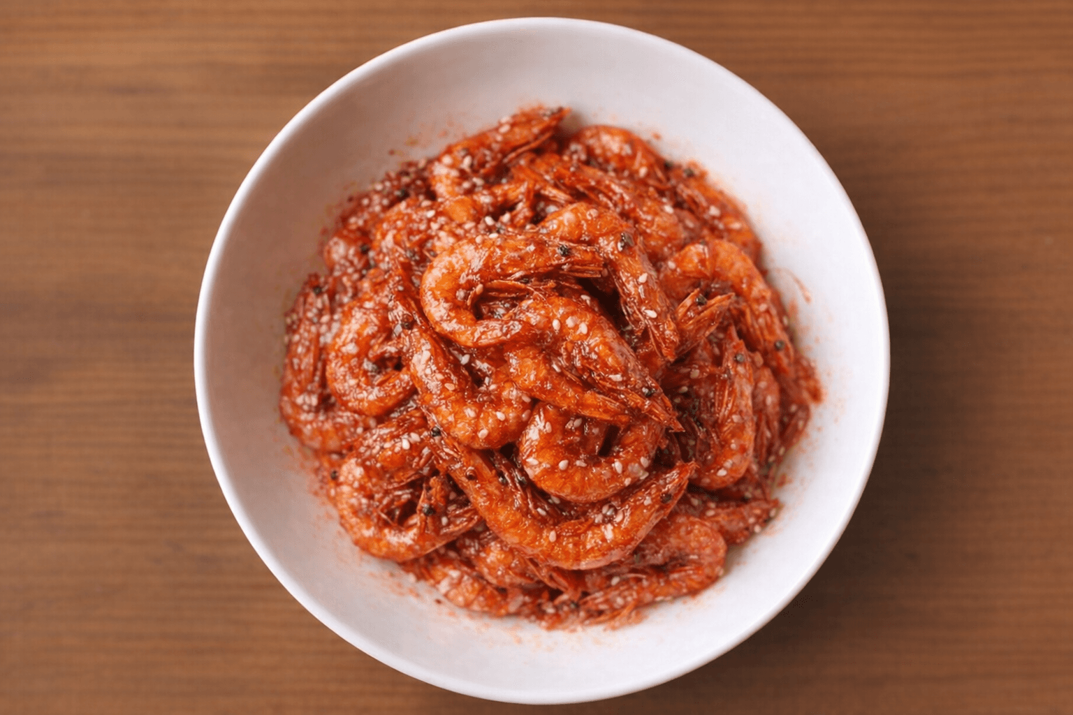 Say Goodbye to Picky Eaters! 15-Minute Sweet & Crispy Ketchup Dried Shrimp Stir-fry