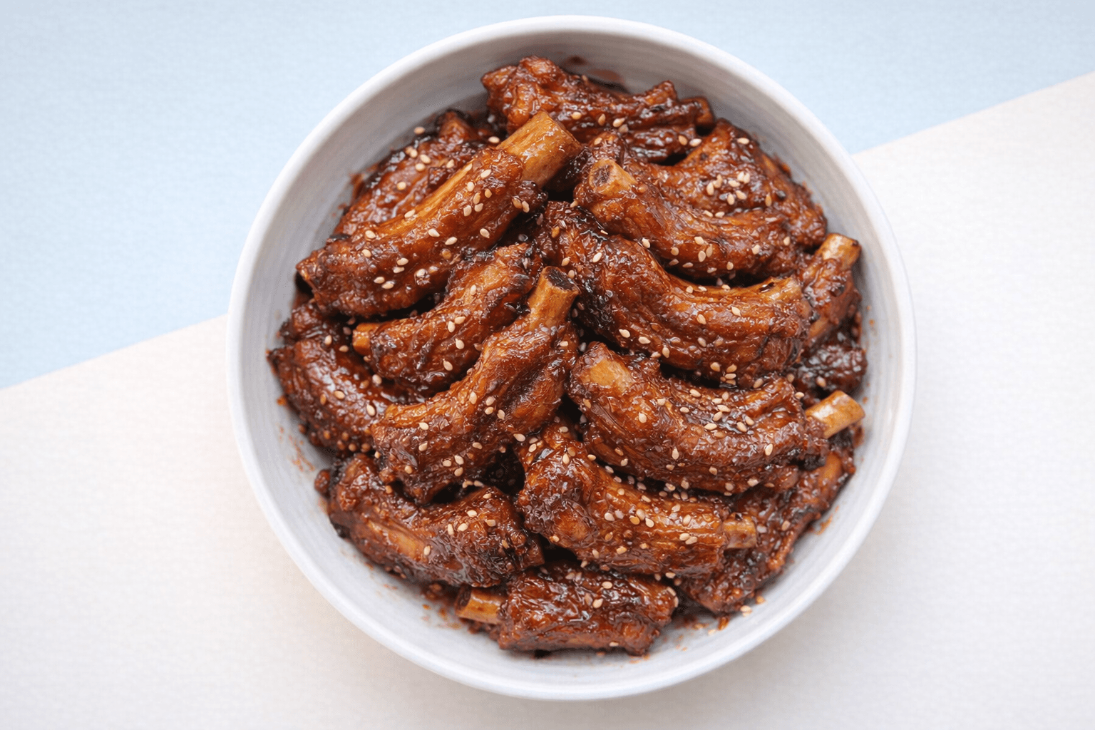 간장쪽갈비 돼지등갈비 요리