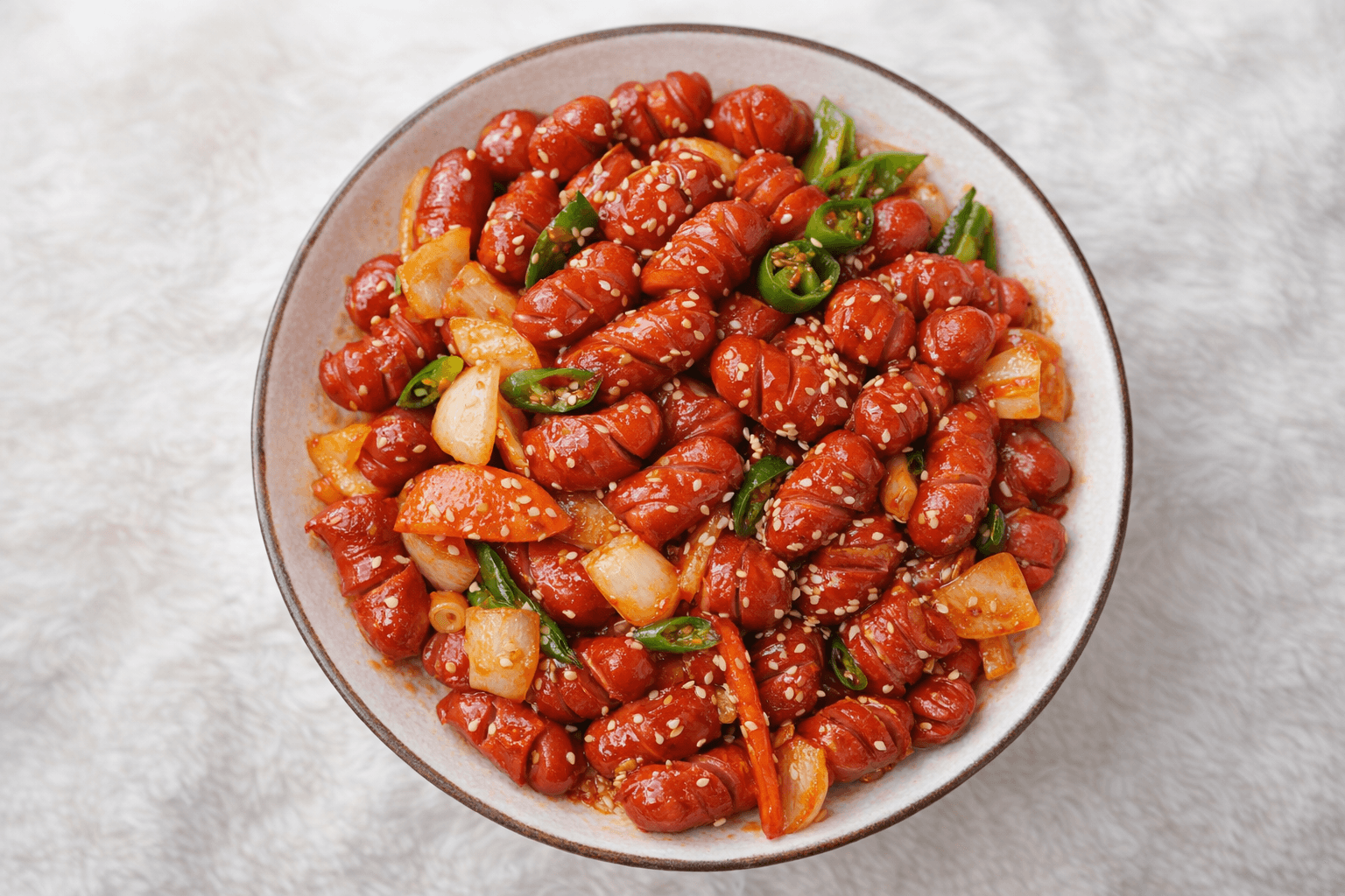 비엔나 소시지 볶음 반찬