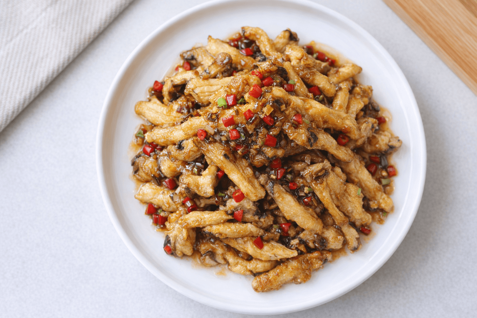 바삭한 느타리버섯 깐풍