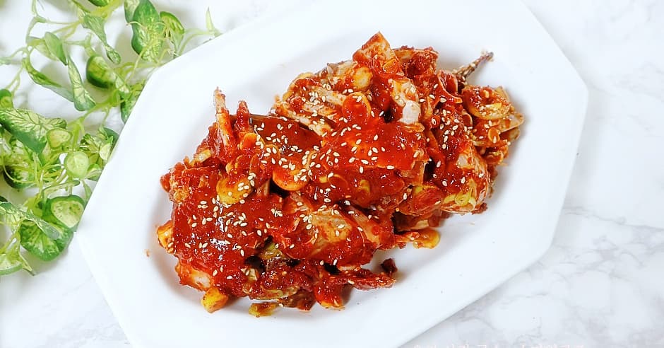 cangrejo marinado picante coreano: receta casera detallada