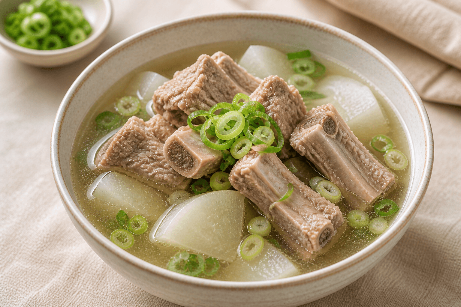 sopa de costillas de cerdo: receta casera detallada