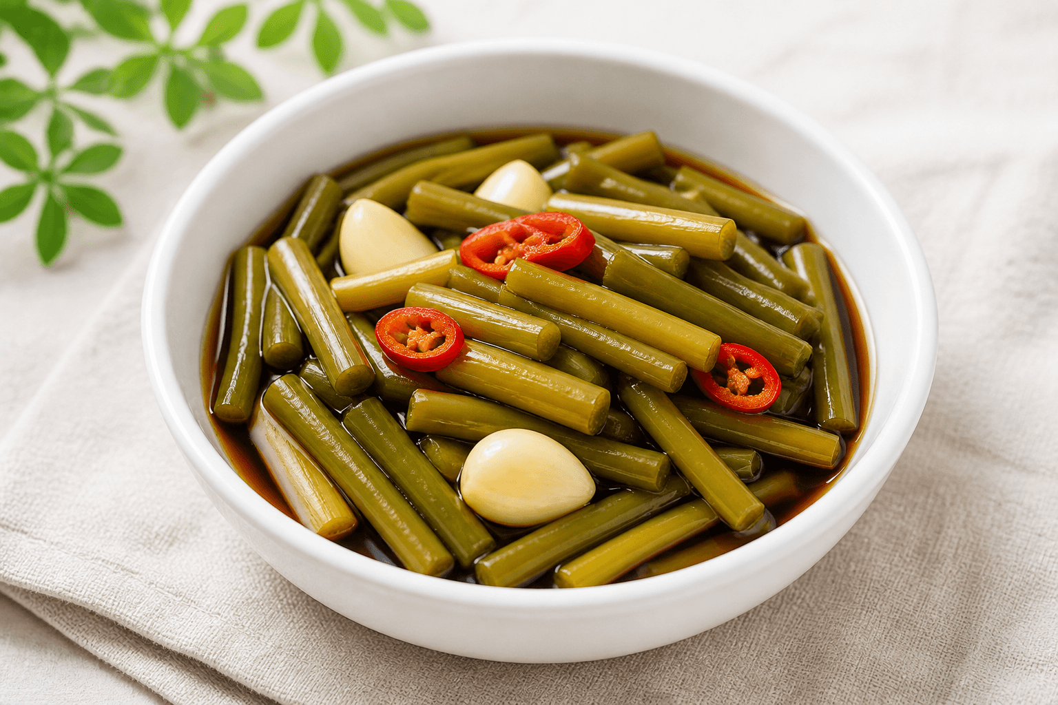 마늘쫑 장아찌 집밥 레시피